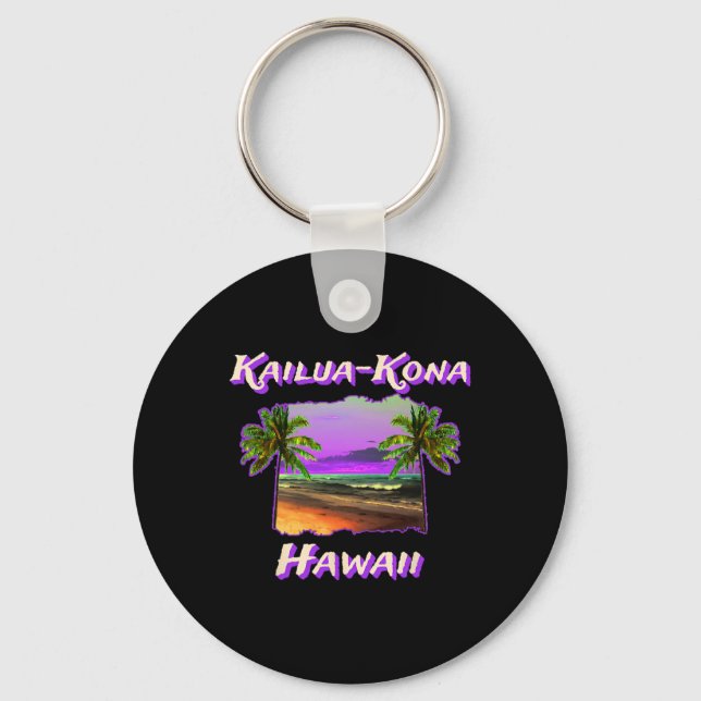 Chaveiro Praias De Kailua-Kona Havaí 1 (Frente)