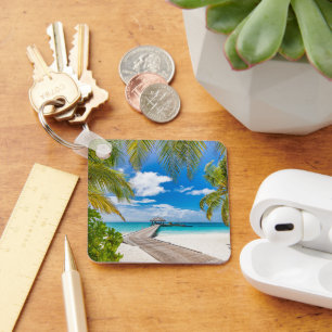 Chaveiro Praias Tropicais   Ilhas Madeira Maldivas