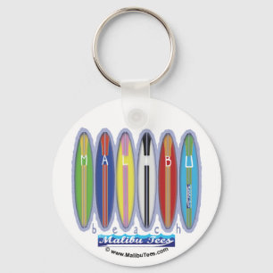 Chaveiro Pranchas de surfe da praia de Malibu