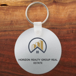 Chaveiro Prata de Glamor | Imobiliário Preto e Branco