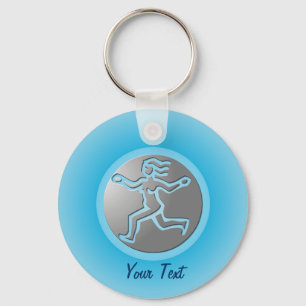 Chaveiro Prata do prêmio do sinal da estrela do zodíaco d