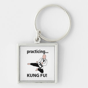 Chaveiro Praticando Kung Fu