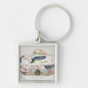 Chaveiro Prato de porcelana, século XVIII