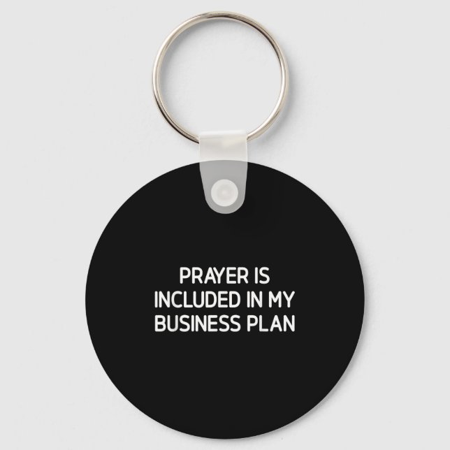 Chaveiro Prayer Is Included In My Business Plan, Motivation (Frente)