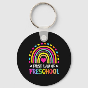 Chaveiro Pré-escola De Volta à Escola Feliz Primeiro Dia De