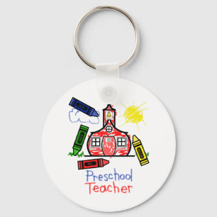 Chaveiro pré-escolar do professor - escola &