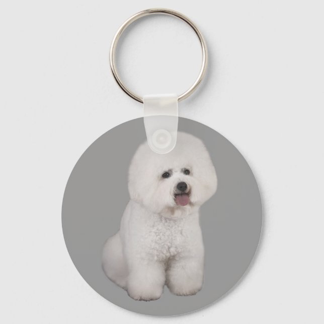 Chaveiro Precioso Bichon Frise (Frente)