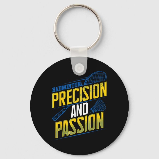 Chaveiro Precisão de Badminton e Design Pion (Frente)