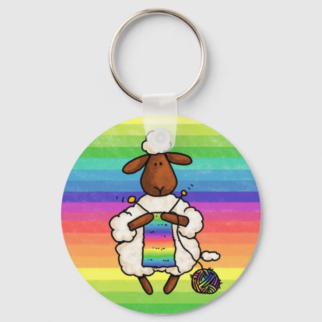 Chaveiro preferencialmente a tricotar (Frente)