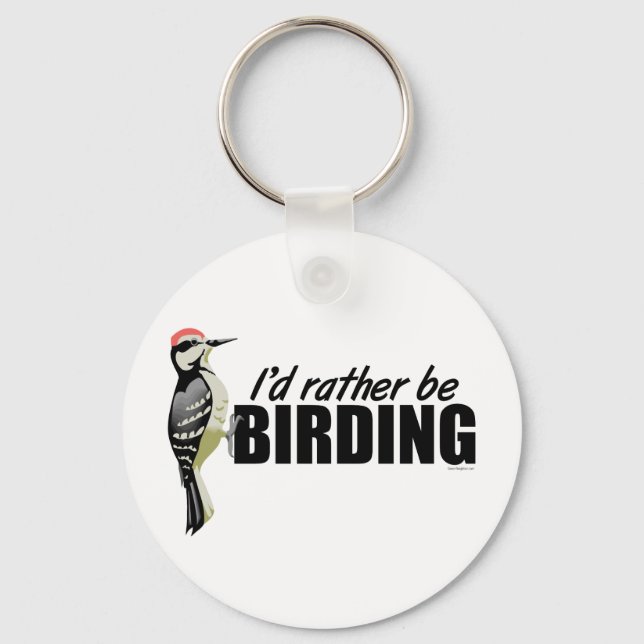 Chaveiro Preferencialmente Be Birding (Frente)