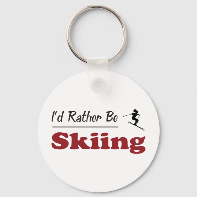 Chaveiro Preferencialmente Be Skiing (Frente)