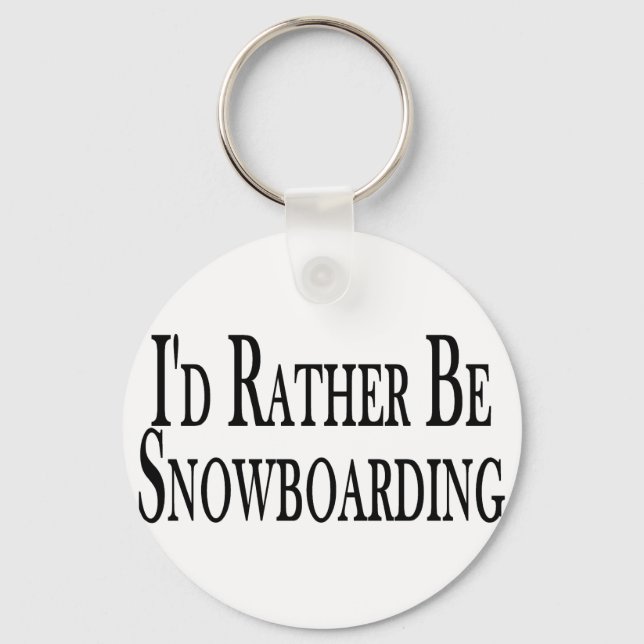 Chaveiro Preferencialmente Be Snowboard (Frente)