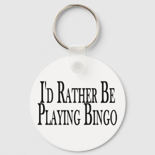 Chaveiro Preferencialmentes Jogando Bingo