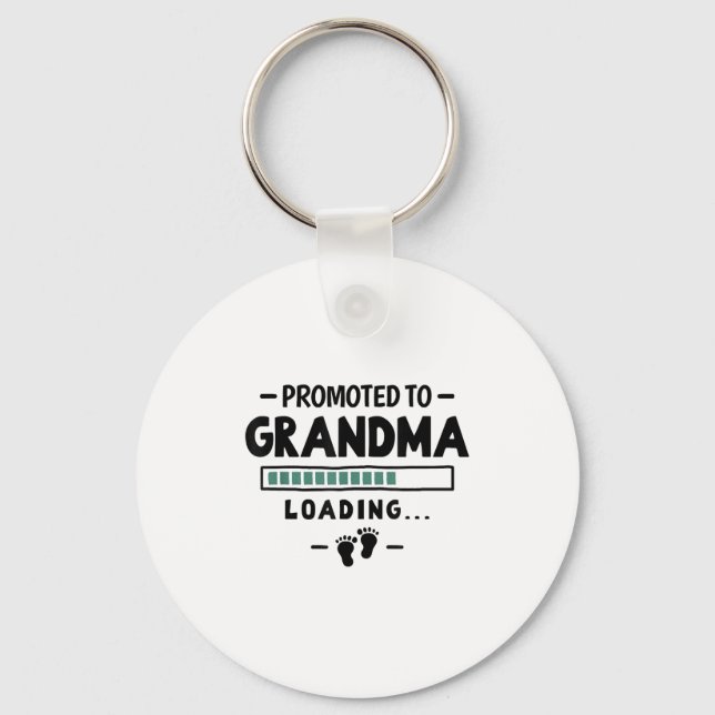 Chaveiro Pregnancy Announcement First Grandbaby - Promoted  (Frente)