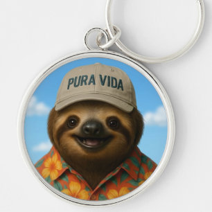 Chaveiro Preguiça de IA Pura Vida