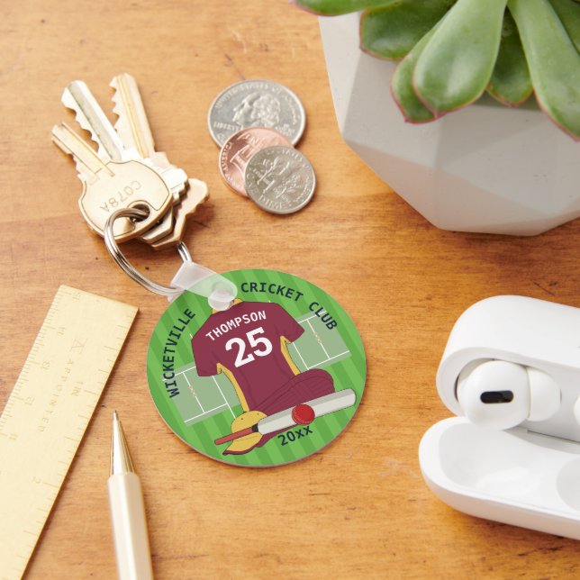 Chaveiro Prêmios da Equipe do Clube de Críquete v4 (Mesa)