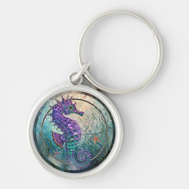 Chaveiro Premium Keyring "Mosaic Sea Collection" (Frente)
