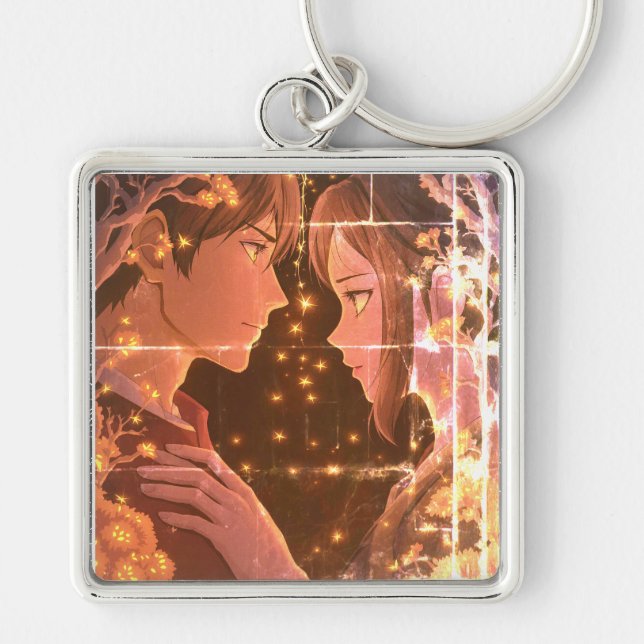 Chaveiro Premium Square Keychain – Sleek, Stylish & Durable (Frente)