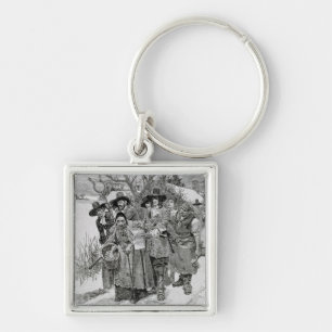 Chaveiro Prendendo uma bruxa