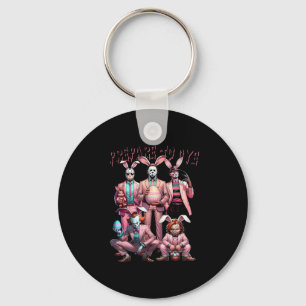 Chaveiro Prepare Para Groovy Tingir Funny Bunny Páscoa Horr
