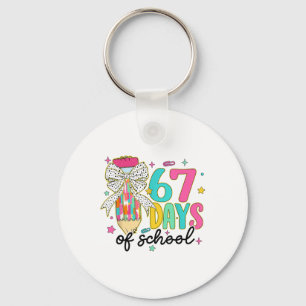Chaveiro Preppy Eu Sobrevivi 67 Dias De Aula Lápis Coquete