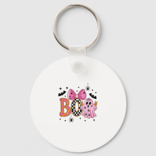 Chaveiro Preppy Spooky Halloween Boo