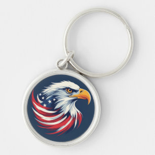 Chaveiro Presente Águia Americana para Ele – Obra de Arte P