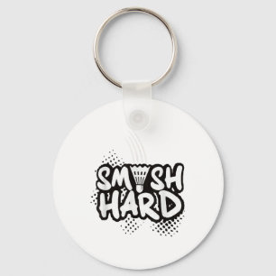 Chaveiro Presente Campeão de Badminton Smash Hard