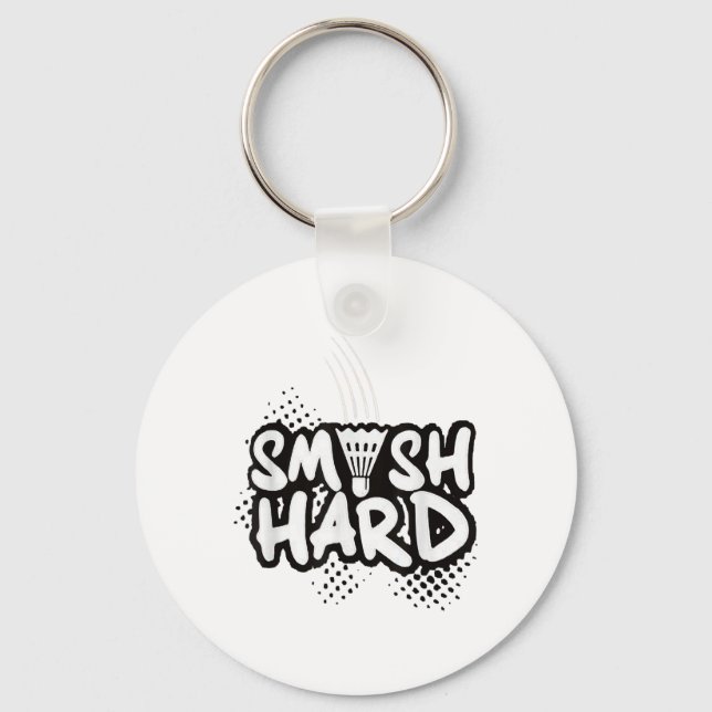 Chaveiro Presente Campeão de Badminton Smash Hard (Frente)