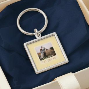 Chaveiro Presente Chic Personalizado com Foto e Texto para