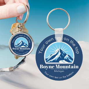 Chaveiro Presente da estação de esqui Boyne Mountain Michig