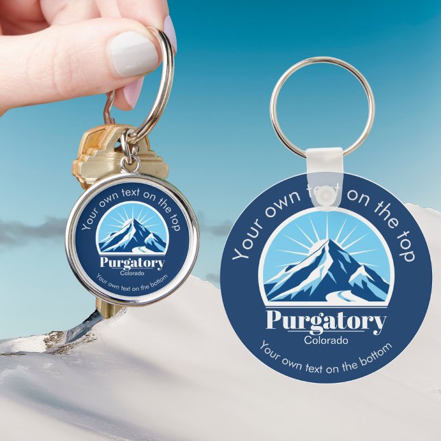 Chaveiro Presente da estação de esqui Purgatory Colorado  (Criador carregado)