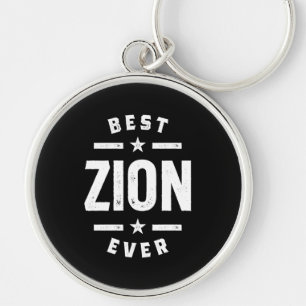 Chaveiro Presente de Aniversário do Nome Personalizado Zion