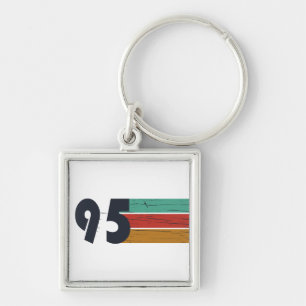 Chaveiro Presente de aniversário em estilo vintage elegante