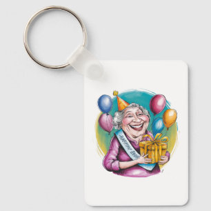Chaveiro Presente de aniversário engraçado da Nana