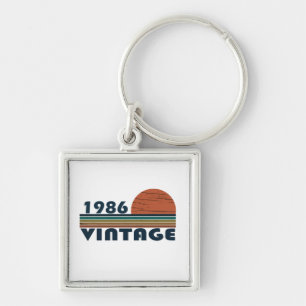 Chaveiro Presente de Aniversário Vintage 1986