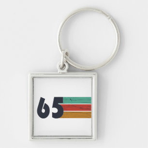 Chaveiro Presente de aniversário vintage nascido em 1965