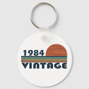 Chaveiro Presente de aniversário vintage nascido em 1984