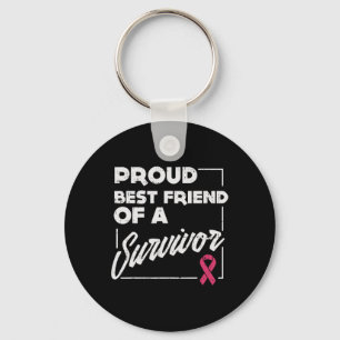 Chaveiro Presente de Apoio ao cancer de mama Sobrevivente d