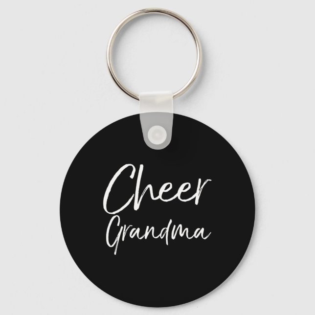 Chaveiro Presente de Avó de Cheerleader de Família Correspo (Frente)
