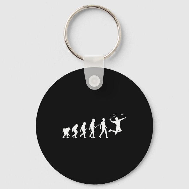 Chaveiro Presente de Badminton Evolution Para Jogadores de  (Frente)