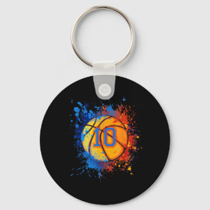 Chaveiro Presente de Basquete de 10 Anos para Meninos