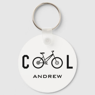 Chaveiro Presente de bicicleta de bicicleta minimalista Leg