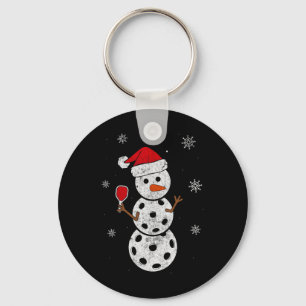 Chaveiro Presente de Boné de Papai Noel para Pickleball de