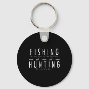 Chaveiro Presente de Caça de Pesca Caça