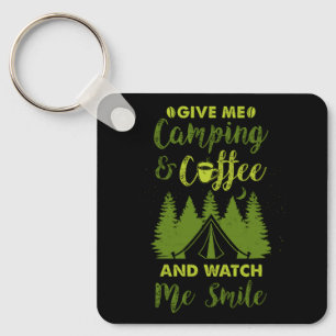 Chaveiro Presente de Café para Acampamento