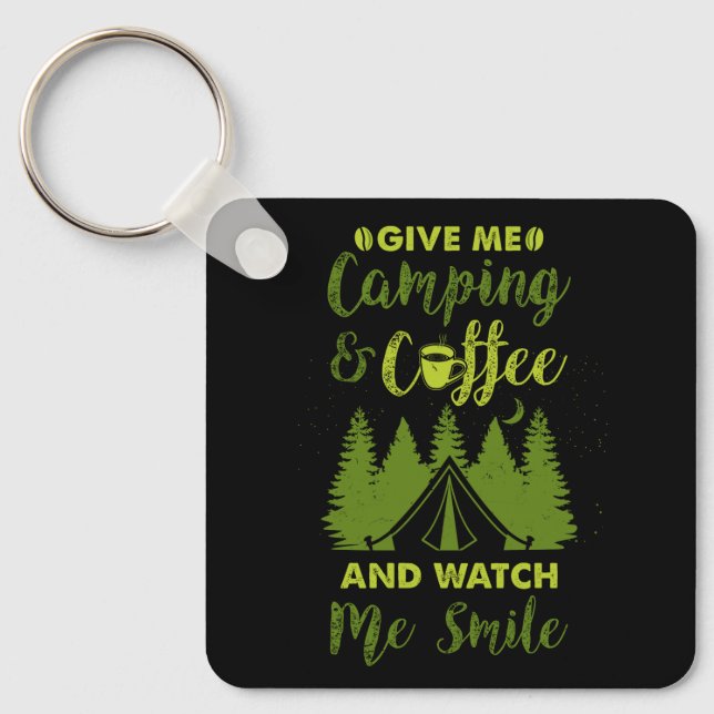 Chaveiro Presente de Café para Acampamento (Frente)