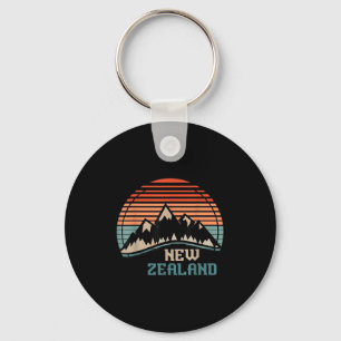 Chaveiro Presente de caminhada na montanha da Nova Zelândia
