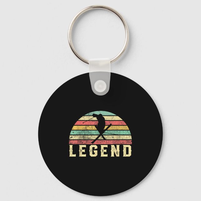 Chaveiro Presente de Camisa de Esqui de Legenda de Esqui de (Frente)