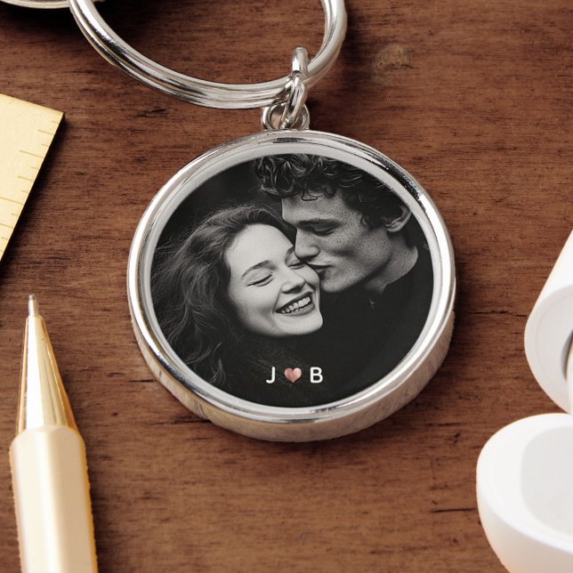 Chaveiro Presente de Casal com Foto Personalizada e Monogra (Criador carregado)